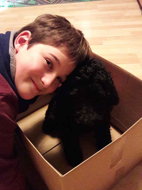 Herzkind Felix mit Hund Anka